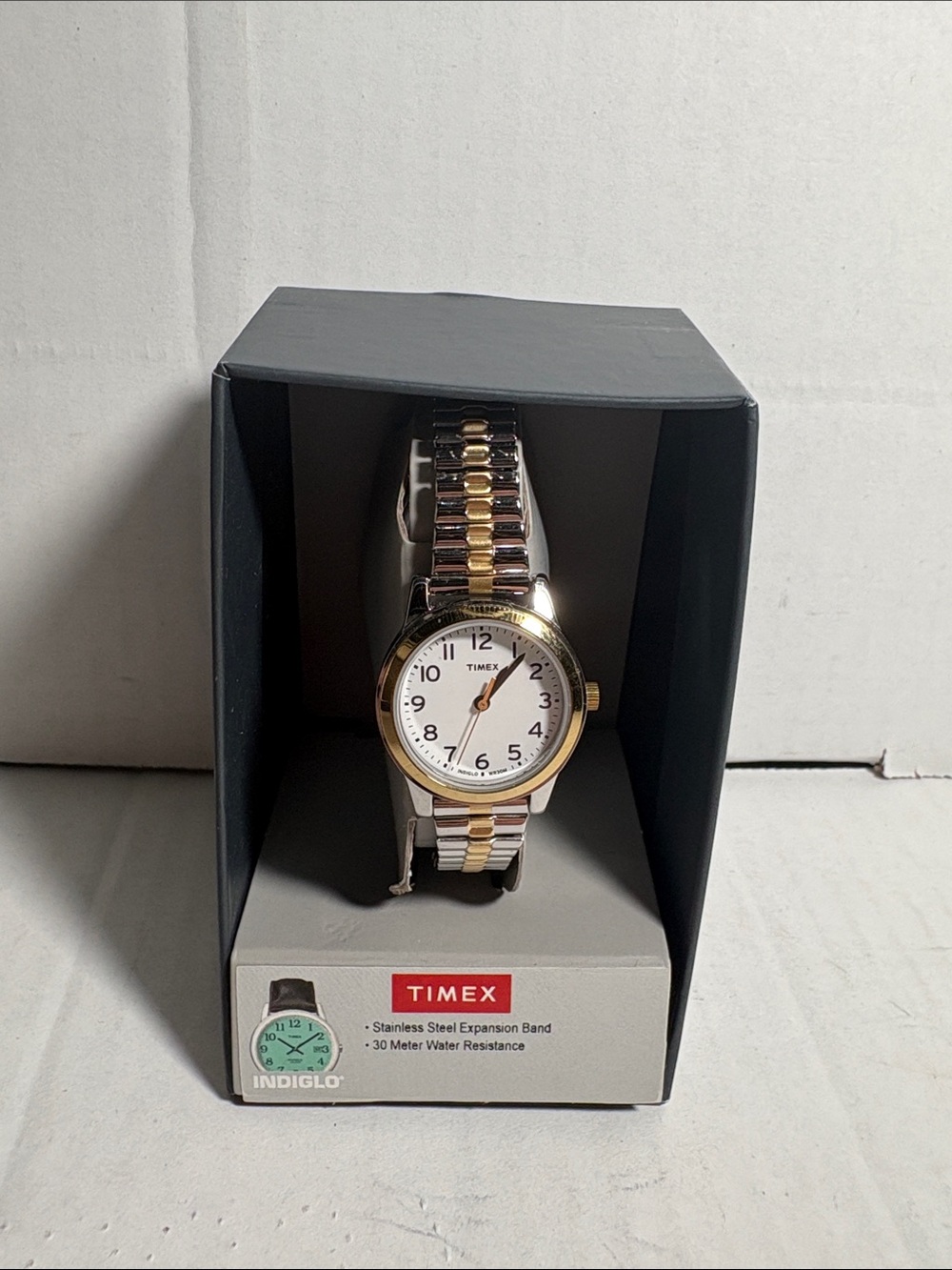 Timex Women's Two-Tone Silver and Gold Expansion Band Watch
